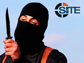 This image made from militant video, which has been verified by SITE Intel Group and is consistent with other AP reporting, shows Mohammed Emwazi, known as "Jihadi John," holding a knife. (SITE Intel Group via AP)