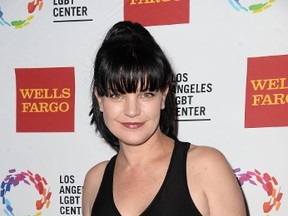 Actress Pauley Perrette attends the 46th Anniversary Gala Vanguard Awards at the Hyatt Regency Century Plaza on November 7, 2015 in Los Angeles, California.  Matt Winkelmeyer/Getty Images/AFP