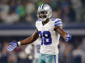 Dallas Cowboys wide receiver Dez Bryant reacts during the game against the Seattle Seahawks at AT&T Stadium in Arlington on Nov. 1, 2015. (Kevin Jairaj/USA TODAY Sports)