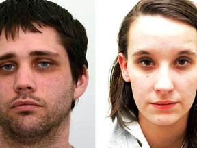 This is a undated handout photo issued by Avon and Somerset Police of Nathan Matthews, 28, who along with his girlfriend Shauna Hoare, 21, were sentenced for the murder of his step sister Becky Watts, 16, at Bristol Crown Court. Friday Nov. 13, 2015. The judge sentenced Matthews to at least 33-years and accomplice Hoare to 17-years. (Avon and Somerset Police/ via AP)
