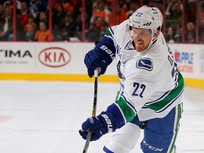 Daniel Sedin leads the Canucks with five goals and 14 points through 17 games. (AFP/PHOTO)