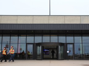 The entrance to the Fort McMurray International Airport in Fort McMurray Alta. on Friday March 27, 2015. Vince Mcdermott/Fort McMurray Today