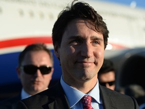 Prime Minister Justin Trudeau arrives in Antalya, Turkey, on Saturday, Nov. 14, 2015, to take part in the G20 Summit. THE CANADIAN PRESS/Sean Kilpatrick