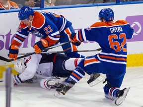 Former Oilers captain Andrew Ference is playing a more diminished role this year (Amber Bracken, The Canadian Press).