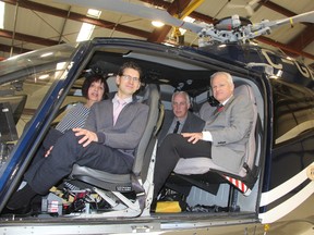 One of the items up for bid is a 20-minute local helicopter ride for three people. (Observer file photo)