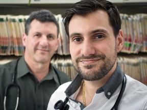 Dr. Michael Procino (right) is set to graduate medical school next year and hopes to be a family doctor. However, him, and Ottawa Dr. Stephen Grodinsky, are speaking out about the new restrictions placed on graduating physicians in Ontario.
DANI-ELLE-DUBE/Ottawa Sun