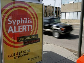 The number of syphilis cases in northern Manitoba is on the rise. In Alberta, a public information campaign regarding the dangers of syphilis was launched as a result of a similar outbreak. (FILE PHOTO)