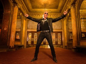 Dee Snider of Twisted Sister announces the "Rock and Roll Christmas Tale featuring Dee Snider" at the Winter Garden Theatre in Toronto, Ont. on Tuesday June 2, 2015. (Dave Abel/Postmedia Network)