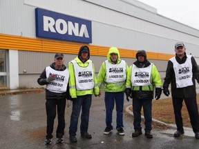 Sudbury Star file photo
Fourteen members of the United Food and Commercial Workers Local 175, who work at Rona on Barrydowne Road, are walking a picket line after being locked out by their employer on Thursday at 12:01 a.m.