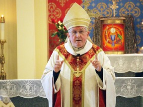 His Eminence, Thomas Cardinal Collins, in this file photo. Postmedia Network