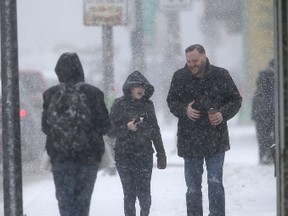 Winter is expected to return to Winnipeg on Wednesday. (Chris Procaylo/Winnipeg Sun file photo)