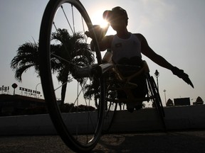 Wheelchair athletes who 'boost' have been targeted by the International Paralympic Committee. (REUTERS file photo)