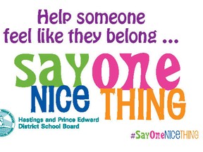 Say one nice thing