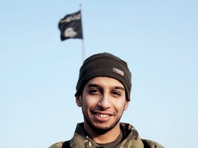 An undated photograph of a man described as Abdelhamid Abaaoud that was published in the Islamic State's online magazine Dabiq and posted on a social media website. (REUTERS/Social Media Website via Reuters)