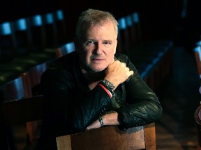 Alan Frew, frontman for Glass Tiger, poses for a photo on Wednesday October 28, 2015. (Craig Robertson, Postmedia Network)