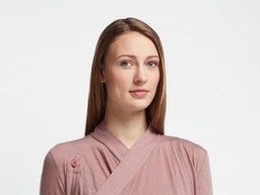 Wrap up workplace style with the chic Icebreaker Bliss Wrap; $169.99, icebreaker.com.