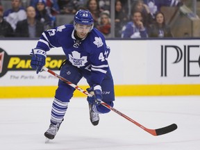Toronto Maple Leafs forward Nazem Kadri skates against the Colorado Avalanche at the Air Canada Centre Nov. 17, 2015. (John E. Sokolowski-USA TODAY Sports)