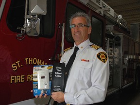 St. Thomas Fire Chief Rob Broadbent wants to raise public awareness about the importance of carbon monoxide detectors. The department released an online video featuring two local carbon monoxide poisoning survivors to draw attention to the so-called silent killer.