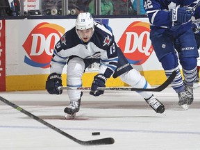 The Jets have sent forward Nic Petan to the Manitoba Moose. (Claus Andersen/Getty Images/AFP file photo)