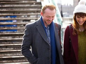 Lake Bell and Simon Pegg in Man Up. (Handout photo)