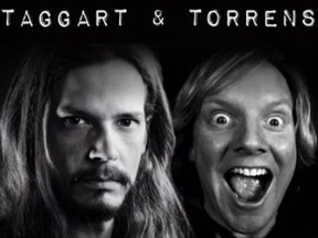 Jeremy Taggart and Jonathan Torrens bring their “Comedy and Canadianity” tour to The Mansion on Nov. 27. (Supplied photo)