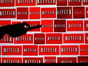 The Netflix logo is shown in this illustration photograph in Encinitas, California in this October 14, 2014 file photo. (Reuters)