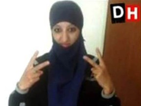 Hasna Ait Boulahcen is pictured in this undated handout photo. Boulahcen is being called Europe's first female suicide bomber. (Handout/Postmedia Network)