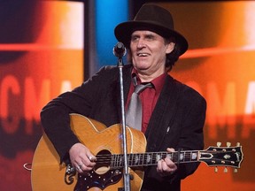 Ron Hynes performs at the dress rehearsal at the East Coast Music Awards Sunday, March 1, 2009 in Corner Brook, Newfoundland. Legendary singer-songwriter Ron Hynes, Newfoundland and Labrador's "man of a thousand songs," has died. THE CANADIAN PRESS/Jacques Boissinot