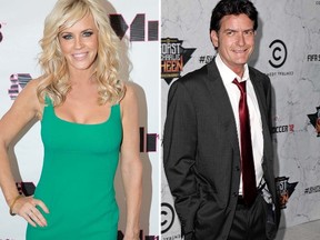 Jenny McCarthy and Charlie Sheen. (WENN.COM)