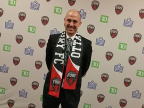 Paul Dalglish poses for a photo after being name the Ottawa Fury's new head coach on Friday. CHRIS HOFLEY/OTTAWA SUN