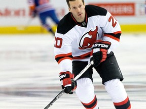 Lee Stempniak had to try out for the New Jersey Devils at the beginning of the season but finds himself one of the top point scorers on the team. (David Bloom, Edmonton Sun)