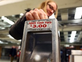 TTC fare box (Dave Abel/Toronto Sun)