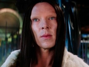 Benedict Cumberbatch as a transgender model in "Zoolander 2."
