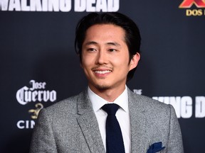 Steven Yeun of The Walking Dead. (AFP photo)