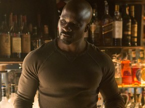 Mike Colter stars as Luke Cage in Marvel's Jessica Jones. He'll get his own show next year, before joining Daredevil, Iron Fist and Jessica in Marvel's The Defenders. (Courtesy of Netflix)