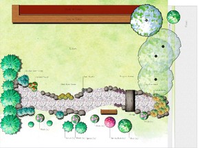 Carson Arthur’s solution consisting of a dry riverbed that gives excess water a spot to stay until it either evaporates or is absorbed.