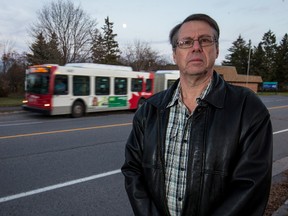 Neil Thomson is the president of the Kanata Beaverbrook Community Association. The city favouring downtown issues such as transit is one of their concerns. Monday November 23, 2015. 
Errol McGihon/Ottawa Sun