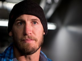 Ottawa RedBlacks offensive coordinator and quarterback coach Jason Maas talks with members of the media Monday, Nov, 23, 2015, the day after his team defeated the Hamilton Tiger Cats to to win the Eastern championship and earn a spot in Grey Cup taking place in Winnipeg next Sunday. Errol McGihon/Ottawa Sun/Postmedia Network