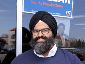 Manmeet Bhullar pictured in this May 5, 2015 file photo. (Mike Drew/Calgary Sun/Postmedia Network)