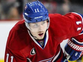 Brendan Gallagher will miss at least six weeks after fracturing multiple fingers. (Postmedia Network)
