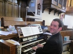 Pipe organist Cy Giacomin will take part in Central United Church's annual Downtown Advent Organ Series, which takes place at the church every Thursday at noon from Nov. 26 thru to Dec. 17. 
submitted photo for SARNIA THIS WEEK