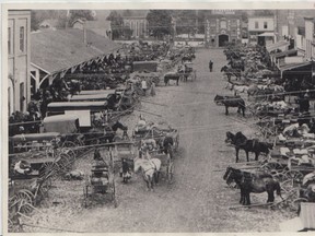 The west side of the Market Square, looking south from King Street.