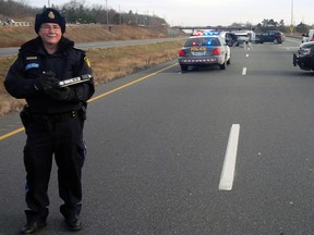 Greater Toronto Area Traffic Sgt. Brad Muir, in the OPP's Highway Traffic Division, was one of the first to receive an unmanned aerial vehicle to reconstruct serious motor-vehicle collisions. Supplied Photo