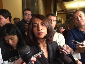 Associate Health Minister Dipika Damerla at Queen's Park on Wednesday, Nov. 25, 2015. (ANTONELLA ARTUSO/Toronto Sun)