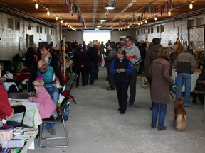 The Memorial Centre farmers market has moved from the E.E. Bennett Barn to Princess Street United Church through April. (Steph Crosier/Whig-Standard file photo)