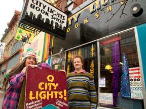 Teresa Tarasewicz and Jim Capel have run City Lights bookstore in downtown London since the 1990?s. The pair hopes to find someone to take over the operation in the next three years. (MIKE HENSEN, The London Free Press)