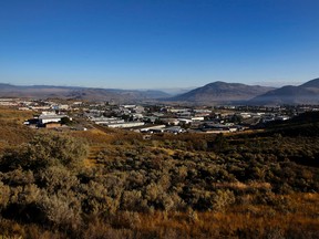 Part of Kamloops, B.C. is seen looking north from Hillside Way and Hillside Cresent on Wednesday Oct. 1, 2013. Tom Braid/Postmedia Network