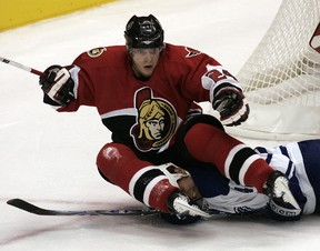 2003-04 Anton Volchenkov Ottawa Senators Game Worn Jersey