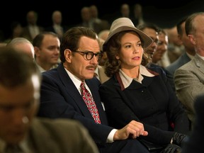 Bryan Cranston as Dalton Trumbo, left, and Diane Lane as Cleo Trumbo in a scene from "Trumbo." (Hilary Bronwyn Gail/Bleeker Street)