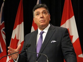 Ontario Finance Minister Charles Sousa releases fall economic statement on Thursday, November 26 2015. (Toronto Sun/Antonella Artuso)